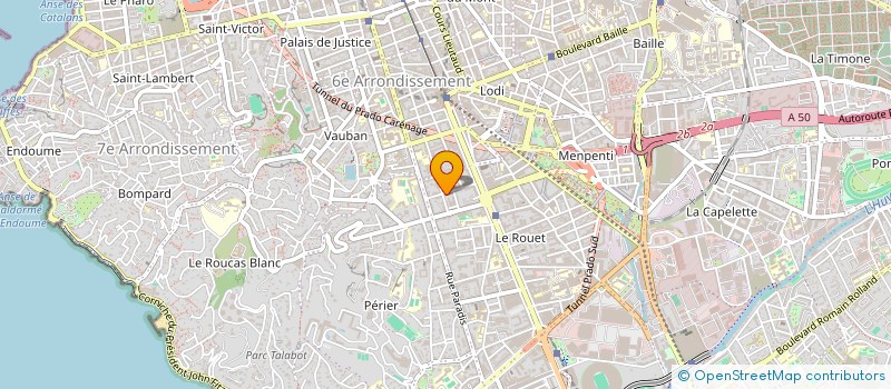 localisation de l'entreprise SCI ATHENES à MARSEILLE