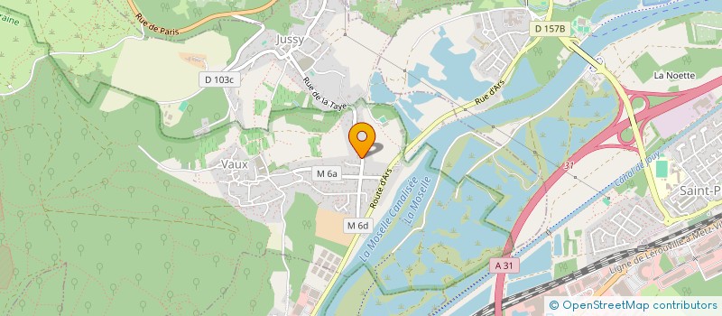 localisation de l'entreprise SCI ATHENIA  VAUX