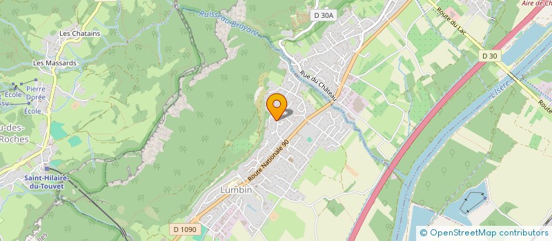 localisation de l'entreprise SCI ATHEVAR  LUMBIN