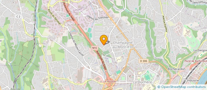 localisation de l'entreprise SCI ATHICOR  CHAMPAGNE-AU-MONT-D'OR