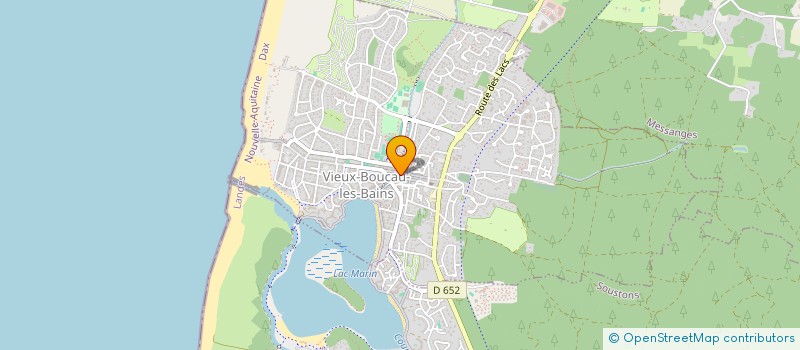 localisation de l'entreprise SCI ATHILDE  VIEUX-BOUCAU-LES-BAINS