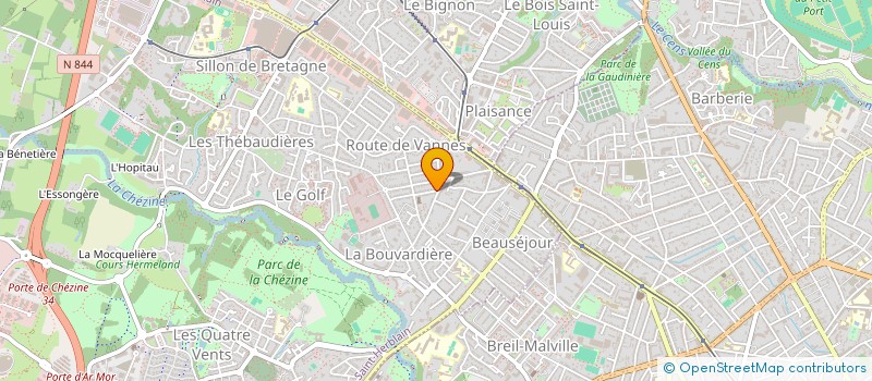 localisation de l'entreprise SCI ATHIMON  SAINT-HERBLAIN