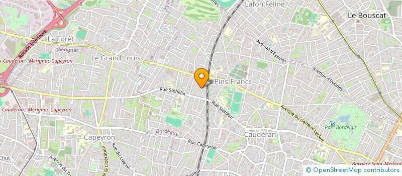 localisation de l'entreprise SCI ATHIRAT  BORDEAUX