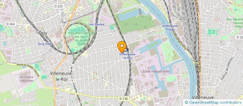 localisation de l'entreprise SCI ATHIS  VILLENEUVE-LE-ROI