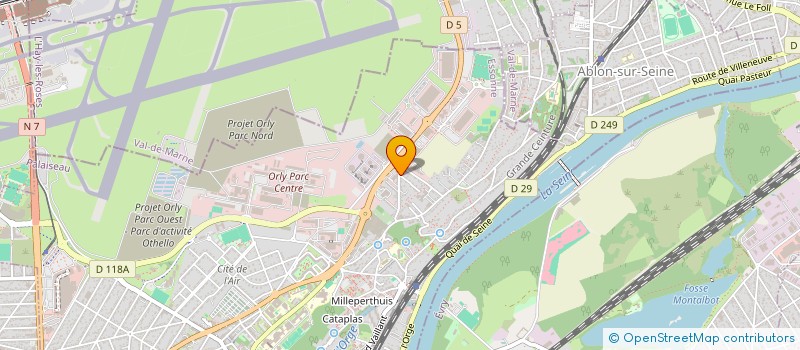 localisation de l'entreprise SCI ATHIS à ATHIS MONS