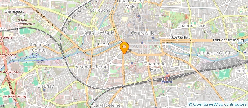 localisation de l'entreprise SCI ATHLETIS IMMO à RENNES