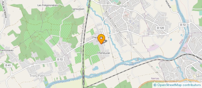 localisation de l'entreprise SCI ATHODEL à LINARS