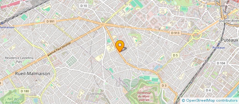 localisation de l'entreprise SCI ATHOL  NANTERRE