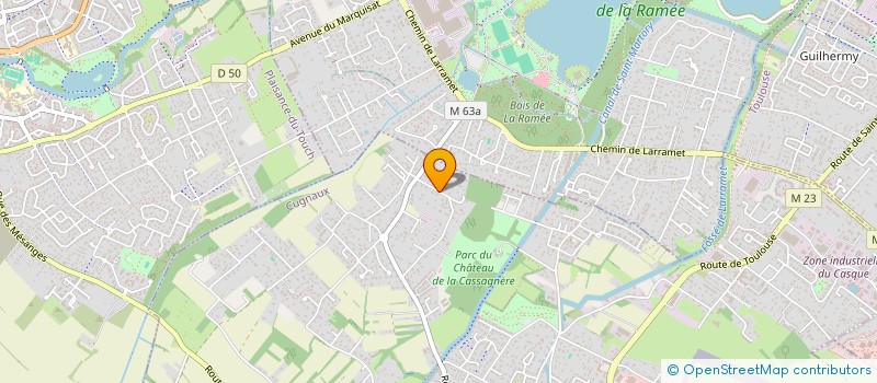 localisation de l'entreprise SCI ATHOME 31  CUGNAUX