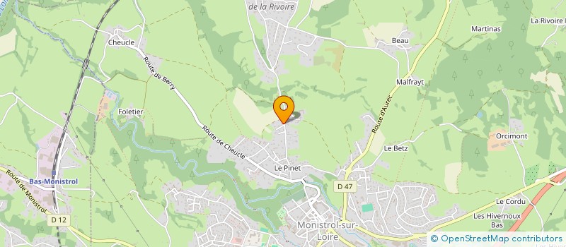 localisation de l'entreprise SCI ATHOMIS IMMO  MONISTROL-SUR-LOIRE