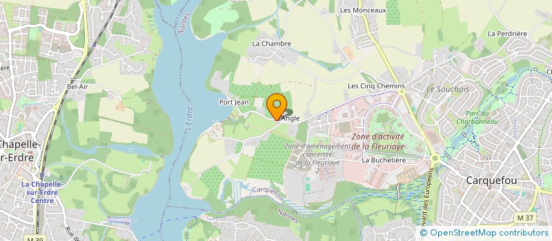 localisation de l'entreprise SCI ATHOS  CARQUEFOU