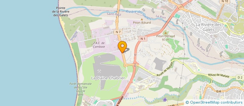 localisation de l'entreprise SCI ATHOS I à SAINT-PAUL