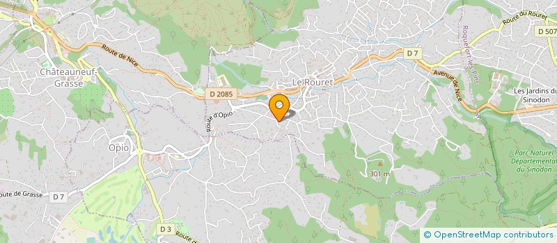 localisation de l'entreprise SCI ATHOS V  LE ROURET