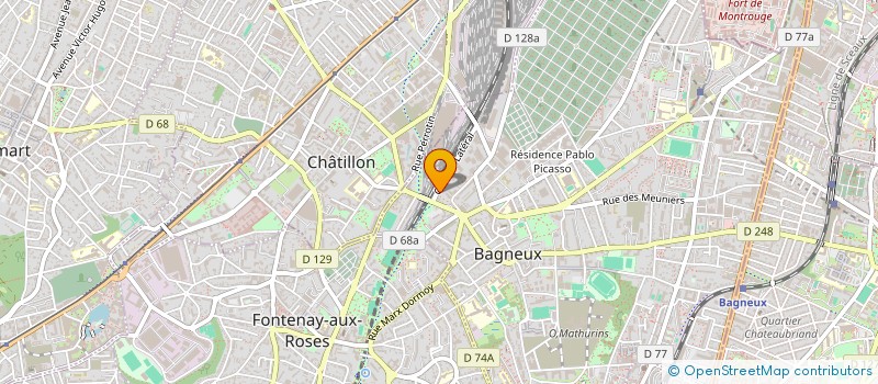 localisation de l'entreprise SCI ATI à BAGNEUX