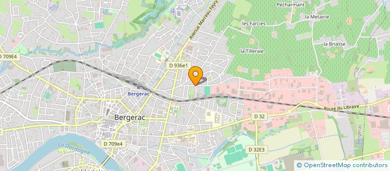 localisation de l'entreprise SCI ATIC à BERGERAC
