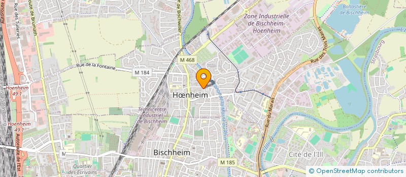 localisation de l'entreprise SCI ATICK  HNHEIM