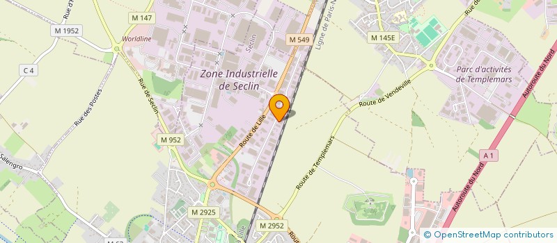 localisation de l'entreprise SCI ATIE  SECLIN