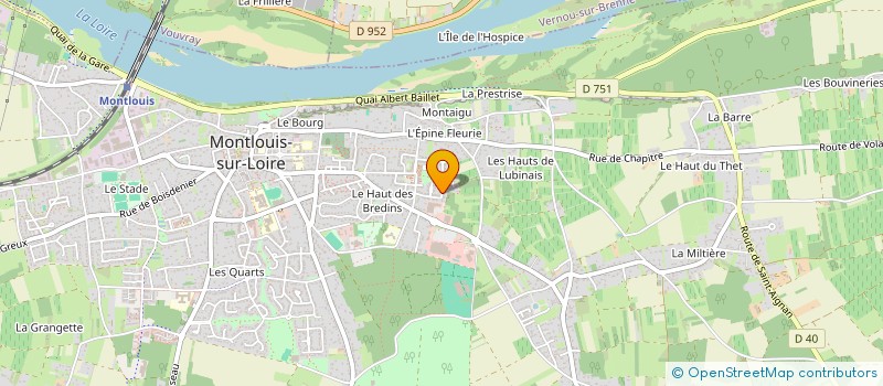 localisation de l'entreprise SCI ATIK à MONTLOUIS-SUR-LOIRE