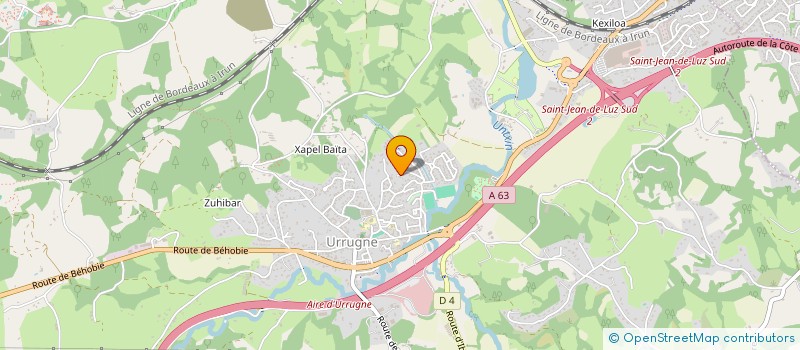 localisation de l'entreprise SCI ATIK  URRUGNE