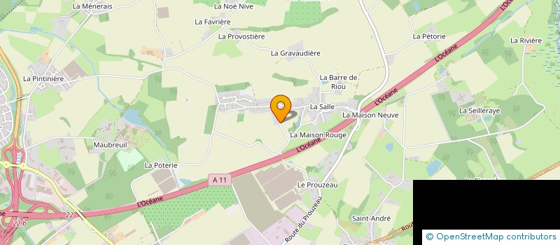 localisation de l'entreprise SCI ATILA  CARQUEFOU