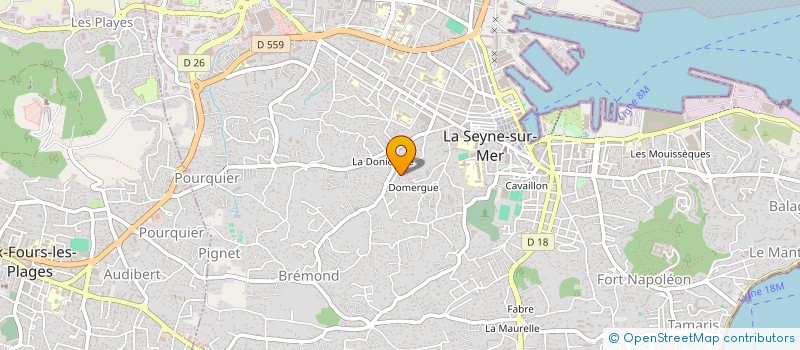 localisation de l'entreprise SCI ATIMI à LA SEYNE-SUR-MER