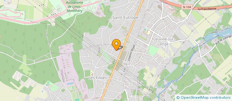 localisation de l'entreprise SCI ATINA à SAINT-GERMAIN-LES-ARPAJON