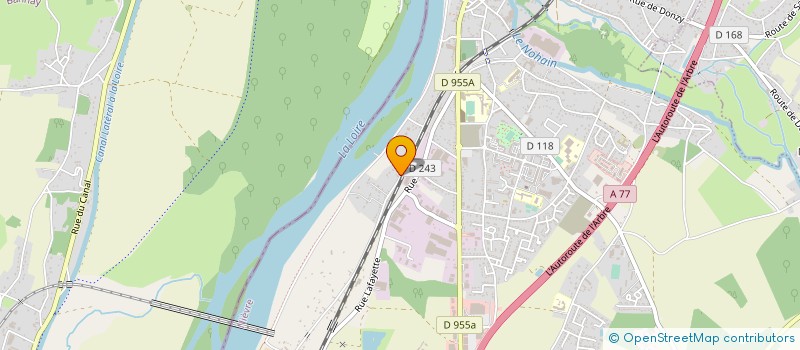localisation de l'entreprise SCI ATINI à COSNE-COURS-SUR-LOIRE