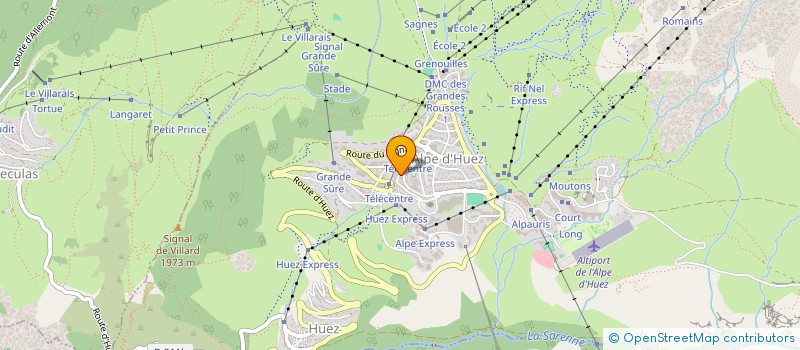 localisation de l'entreprise SCI ATIS  HUEZ