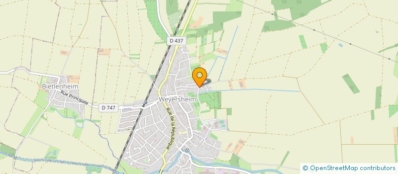 localisation de l'entreprise SCI ATITI  WEYERSHEIM