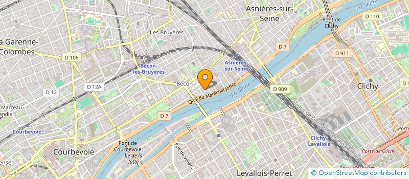 localisation de l'entreprise SCI ATITLANE à COURBEVOIE