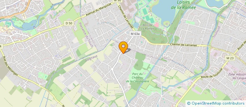 localisation de l'entreprise SCI ATL  CUGNAUX