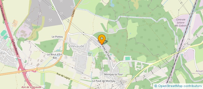 localisation de l'entreprise SCI ATL à VILLEVAUDE