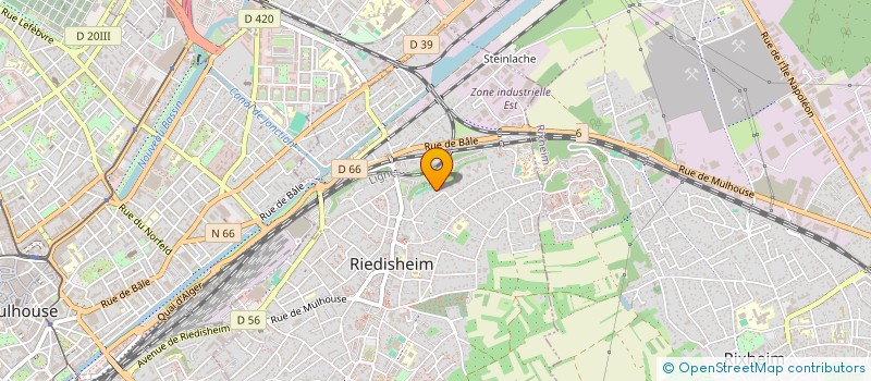 localisation de l'entreprise SCI ATL  RIEDISHEIM