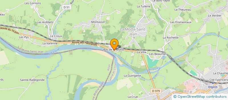 localisation de l'entreprise SCI ATLA  LA MOTTE-SAINT-JEAN