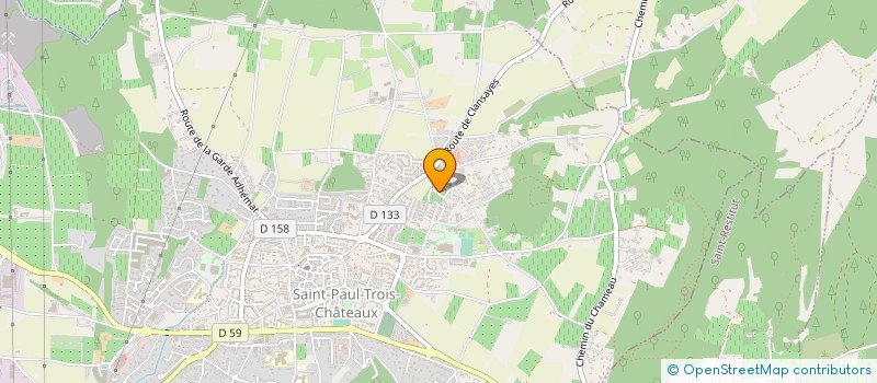 localisation de l'entreprise SCI ATLAMED  SAINT-RESTITUT