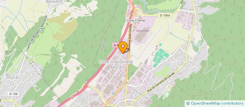 localisation de l'entreprise SCI ATLANCA à ARBENT