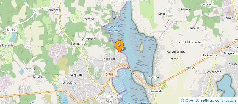 localisation de l'entreprise SCI ATLANT à LA TRINITE-SUR-MER