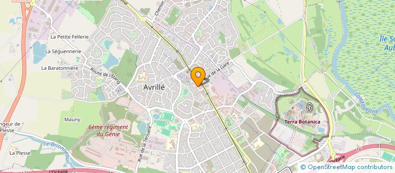 localisation de l'entreprise SCI ATLANT à AVRILLE