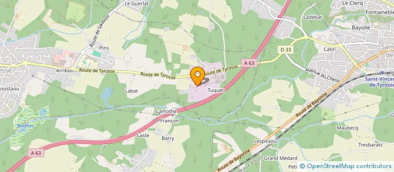 localisation de l'entreprise SCI ATLANTA  ANGRESSE