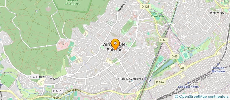 localisation de l'entreprise SCI ATLANTA GRAMONT à VERRIERES-LE-BUISSON