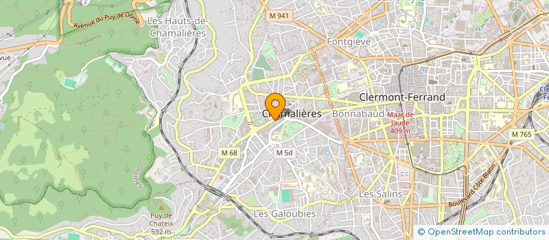 localisation de l'entreprise SCI ATLANTE  CHAMALIERES