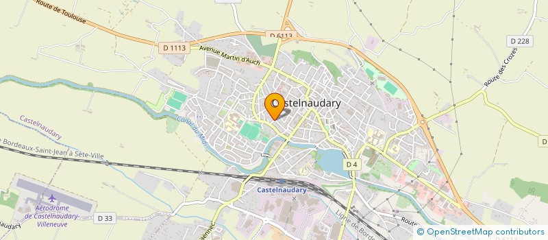 localisation de l'entreprise SCI ATLANTE  CASTELNAUDARY