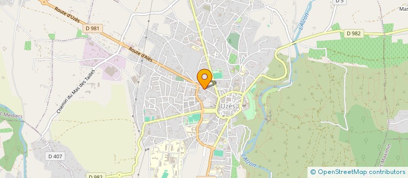 localisation de l'entreprise SCI ATLANTES  UZES