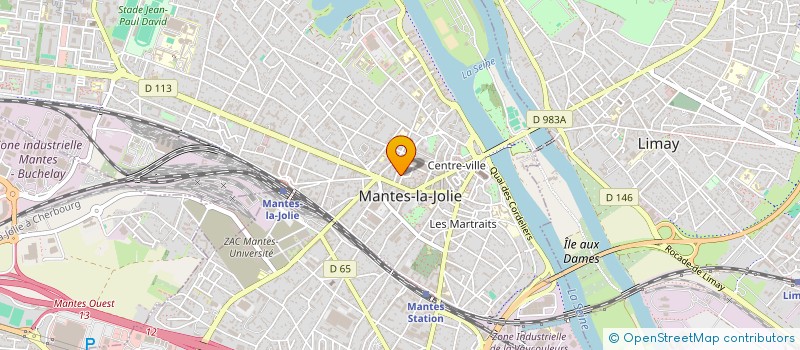 localisation de l'entreprise SCI ATLANTES  MANTES-LA-JOLIE