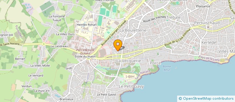 localisation de l'entreprise SCI ATLANTIC  HERBIGNAC