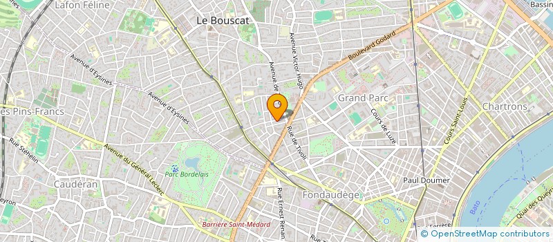 localisation de l'entreprise SCI ATLANTIC  LE BOUSCAT