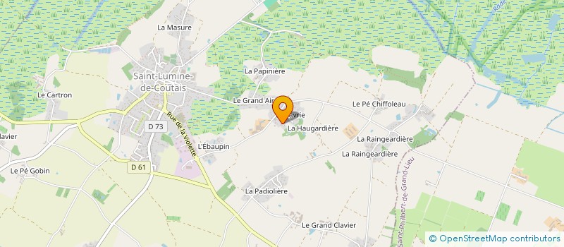 localisation de l'entreprise SCI ATLANTIC FM  SAINT-LUMINE-DE-COUTAIS