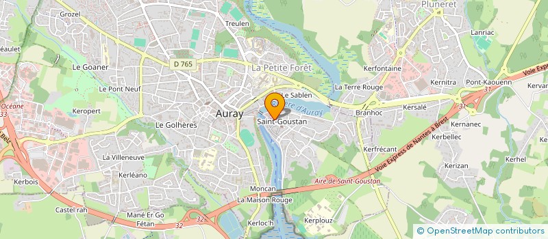 localisation de l'entreprise SCI ATLANTIC PRIVATEER à AURAY