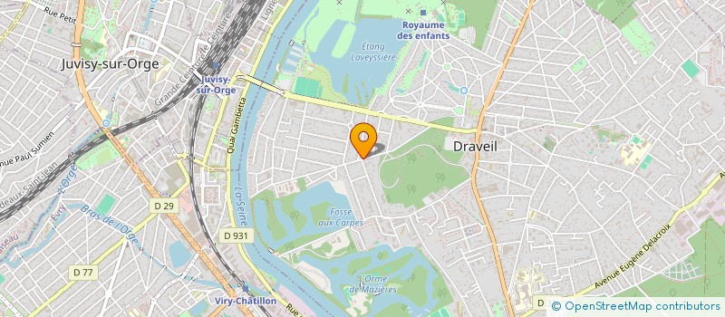 localisation de l'entreprise SCI ATLANTIDE à DRAVEIL