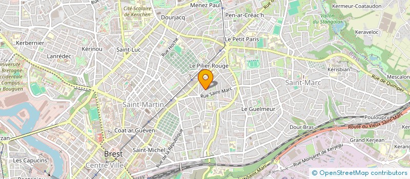 localisation de l'entreprise SCI ATLANTIDE  BREST